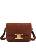 Celine Women Triomphe Teen Leather Shoulder Bag