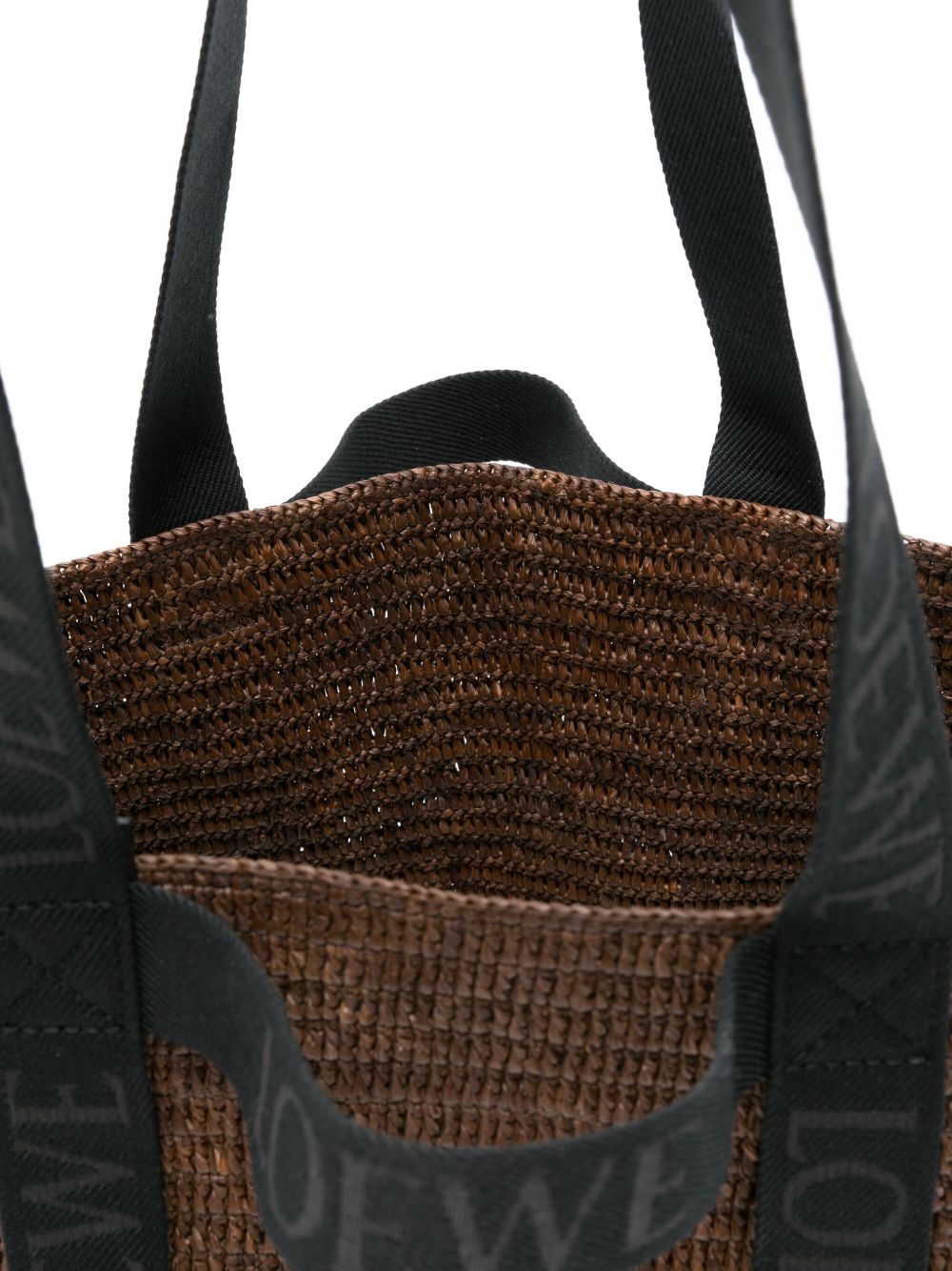 Loewe Men Fold Rafia Tote Bag