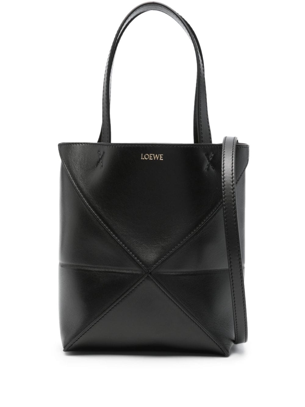 Loewe Women Puzzle Fold Mini Leather Tote