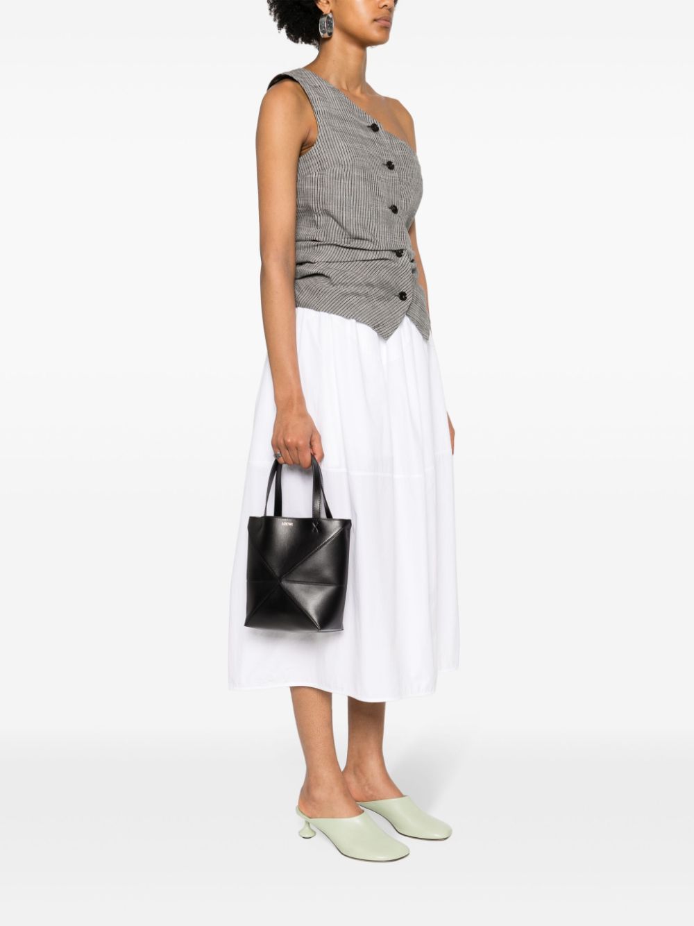Loewe Women Puzzle Fold Mini Leather Tote