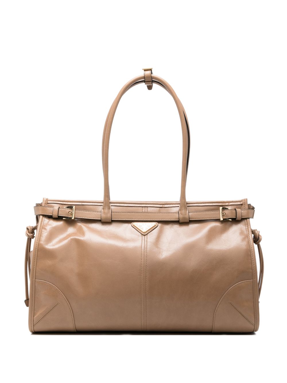 Prada Women Prada Bonnie Large Leather Handbag