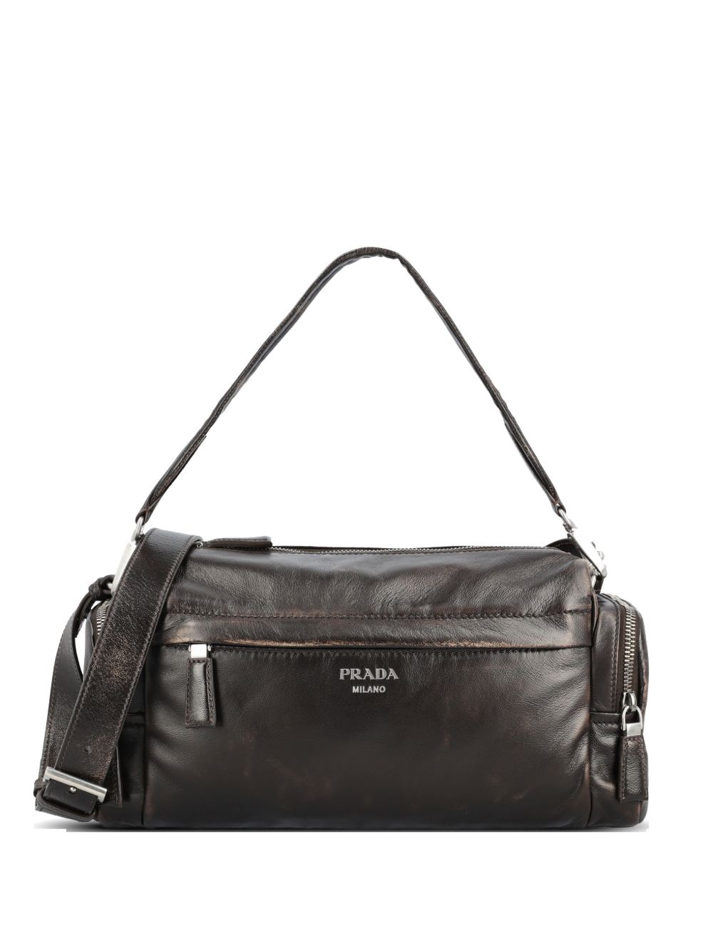 Prada Men Leather Shoulder Bag