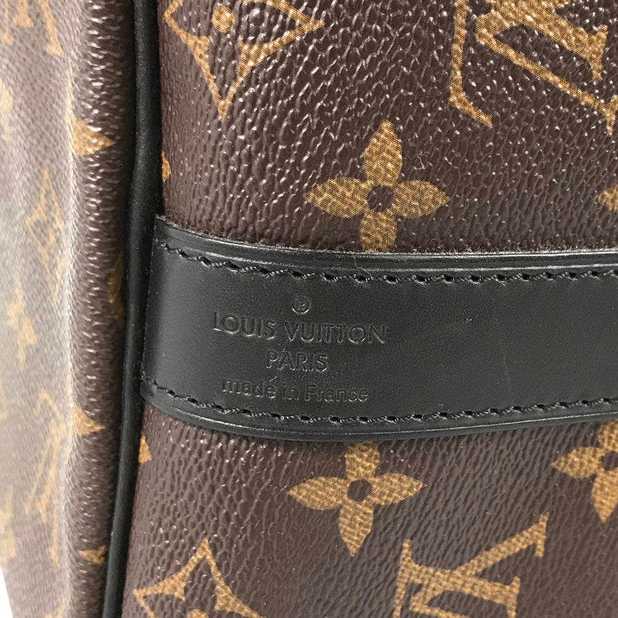 LOUIS VUITTON Monogram Macassar Keepall Bandouliere 45 M56711 Boston bag