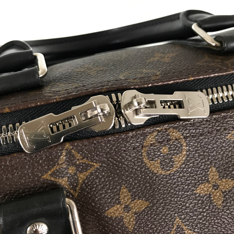 LOUIS VUITTON Monogram Macassar Keepall Bandouliere 45 M56711 Boston bag