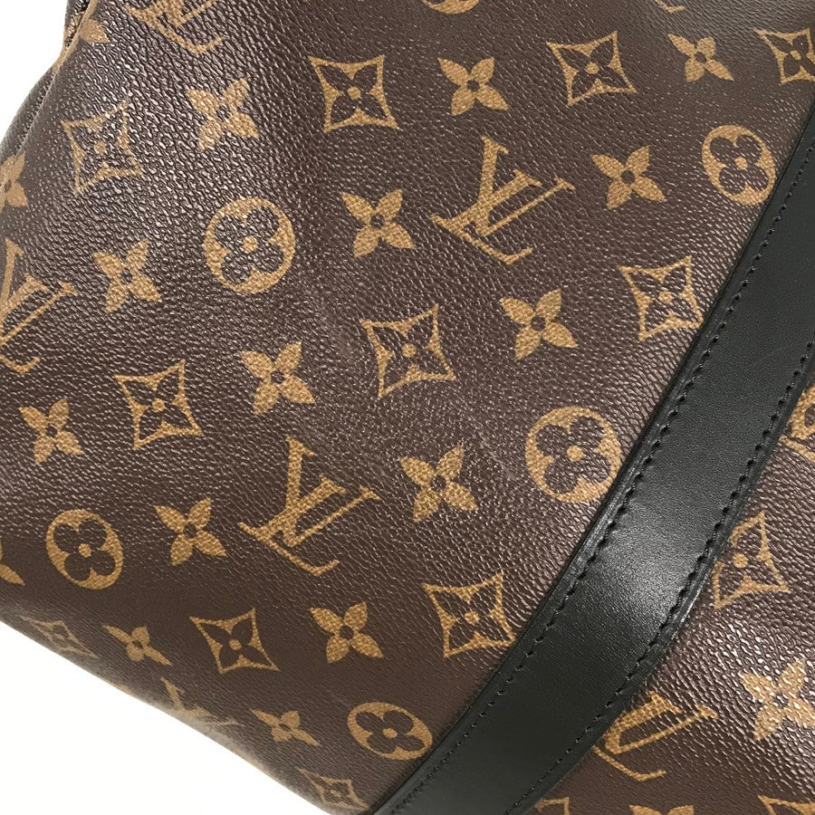 LOUIS VUITTON Monogram Macassar Keepall Bandouliere 45 M56711 Boston bag
