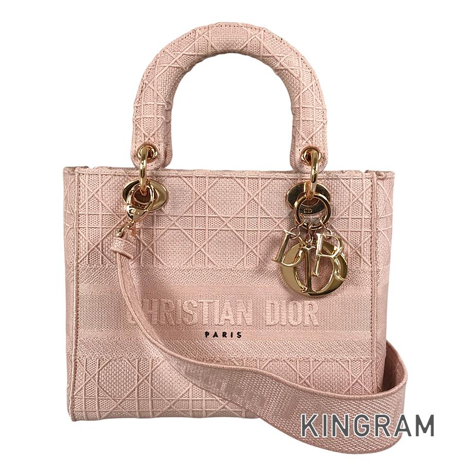 Dior Canage Medium LADY D-LITE Hand bag