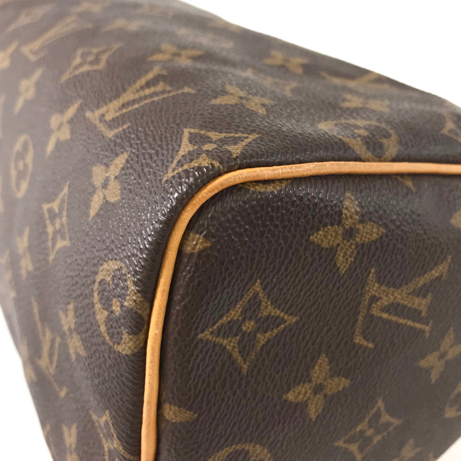 LOUIS VUITTON Monogram Speedy 25 M41528 Hand bag