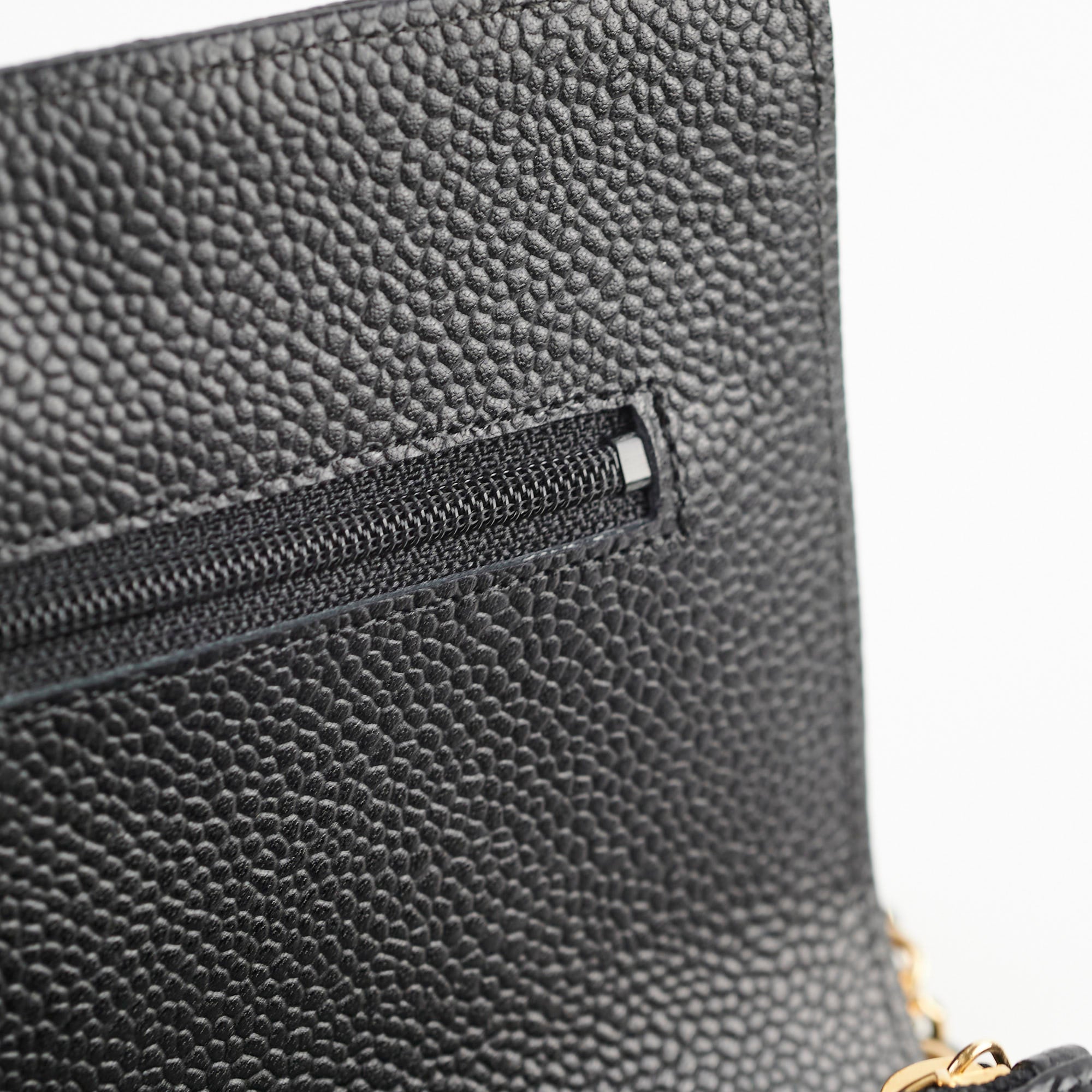 Chanel Wallet On Chain WOC Black Caviar - Series 25