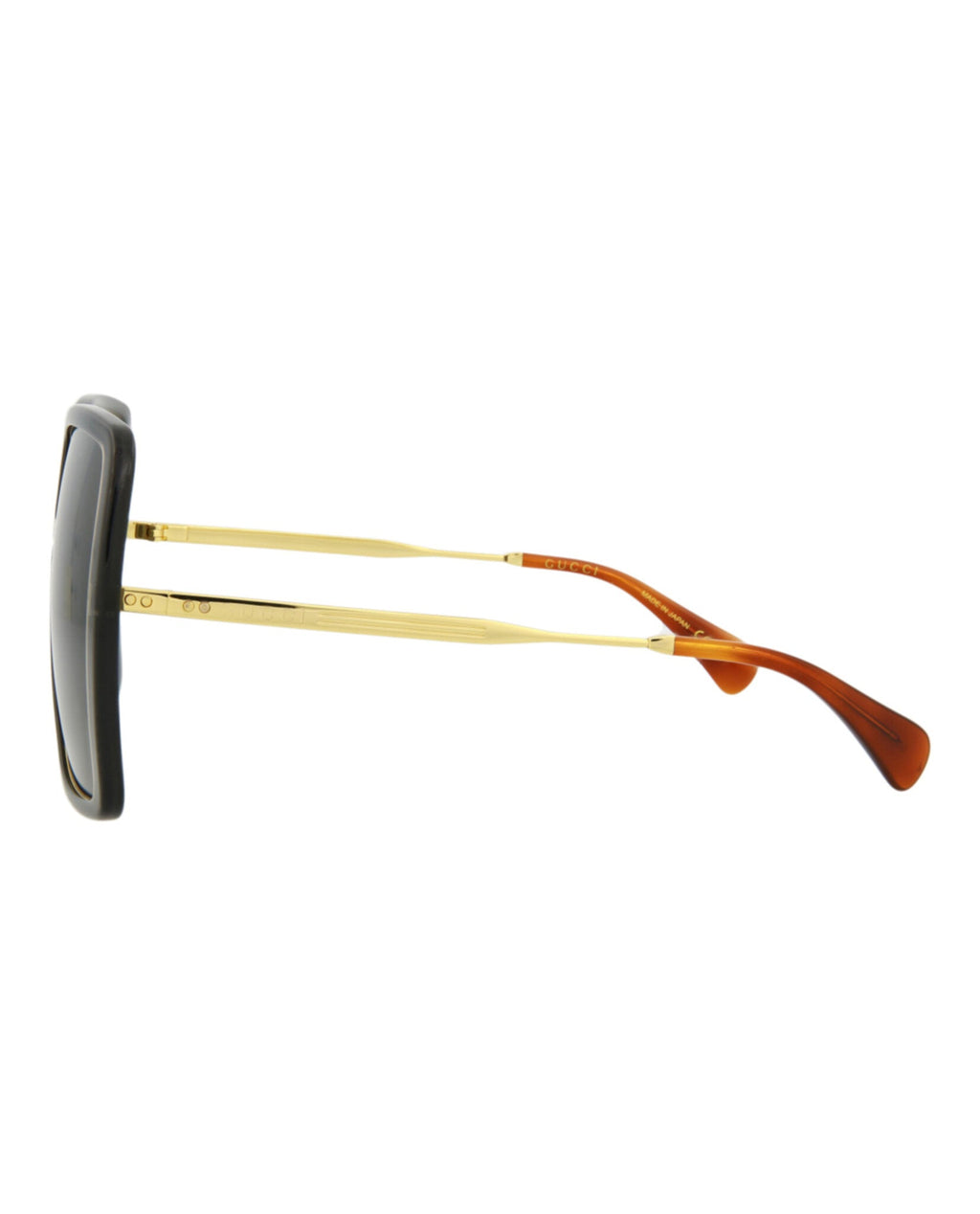 Gucci Womens  Grey Gold Grey Fashion Designer Eyewear