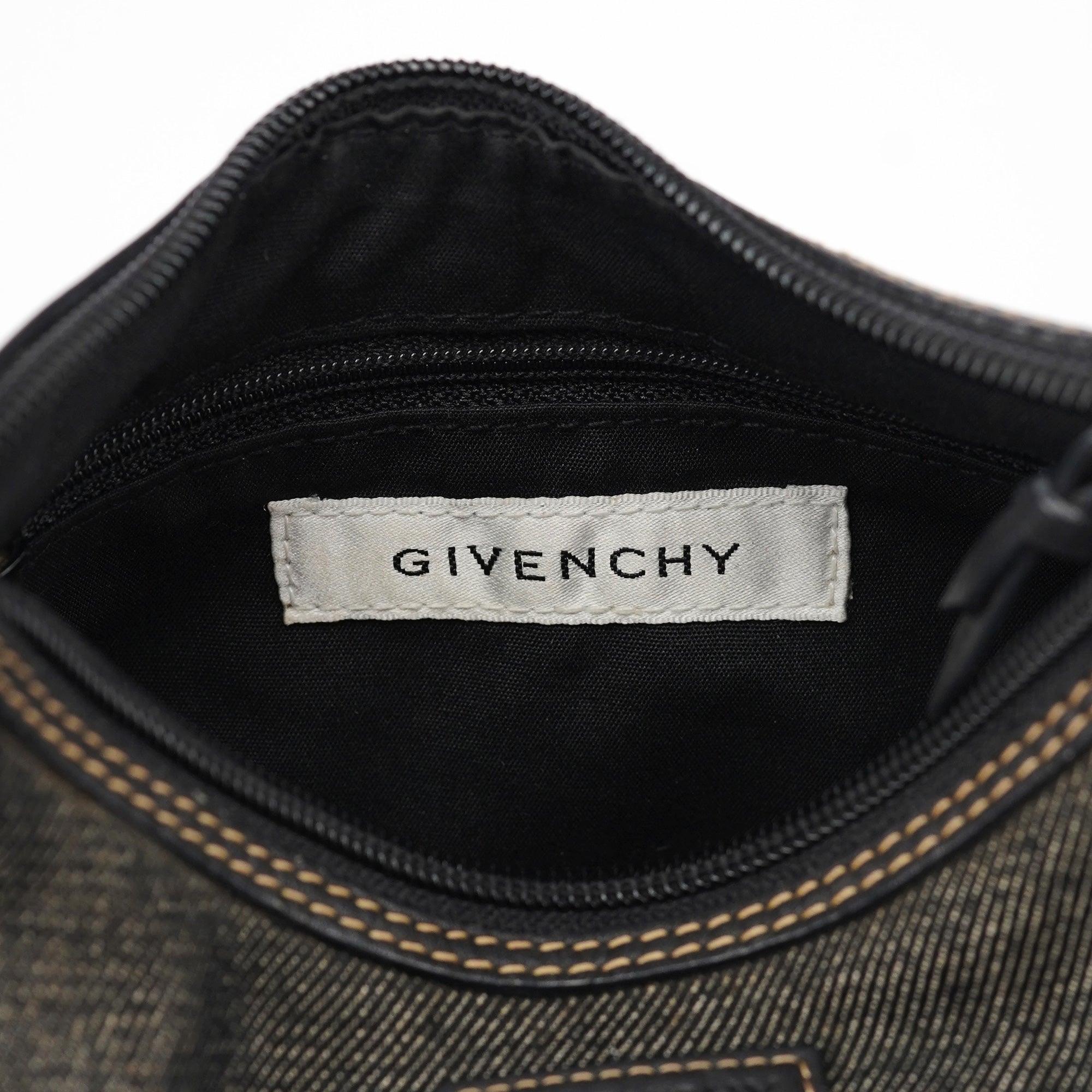 Anthracite Denim Hobo Shoulder Bag