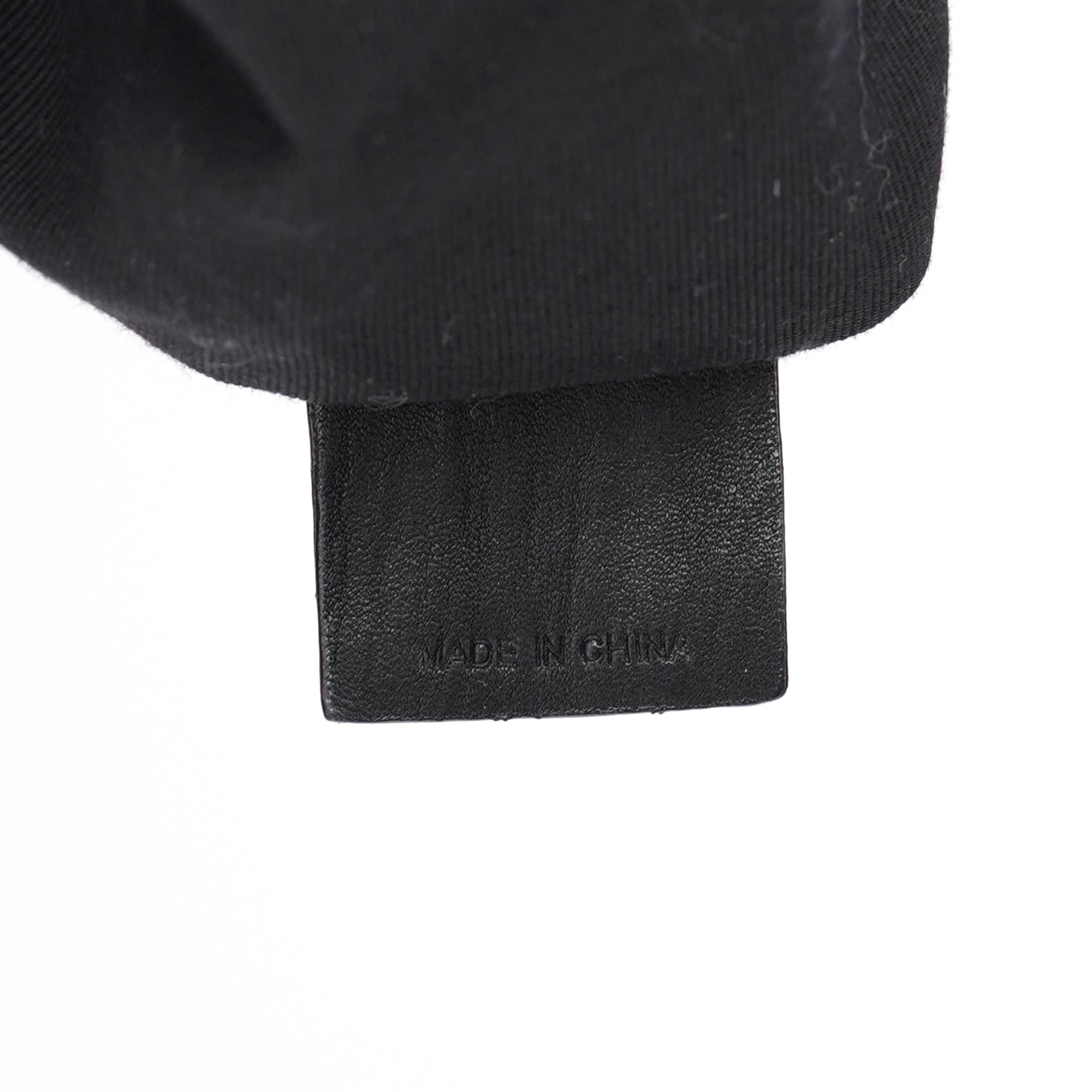 Black Calfskin Hobo Shoulder Bag
