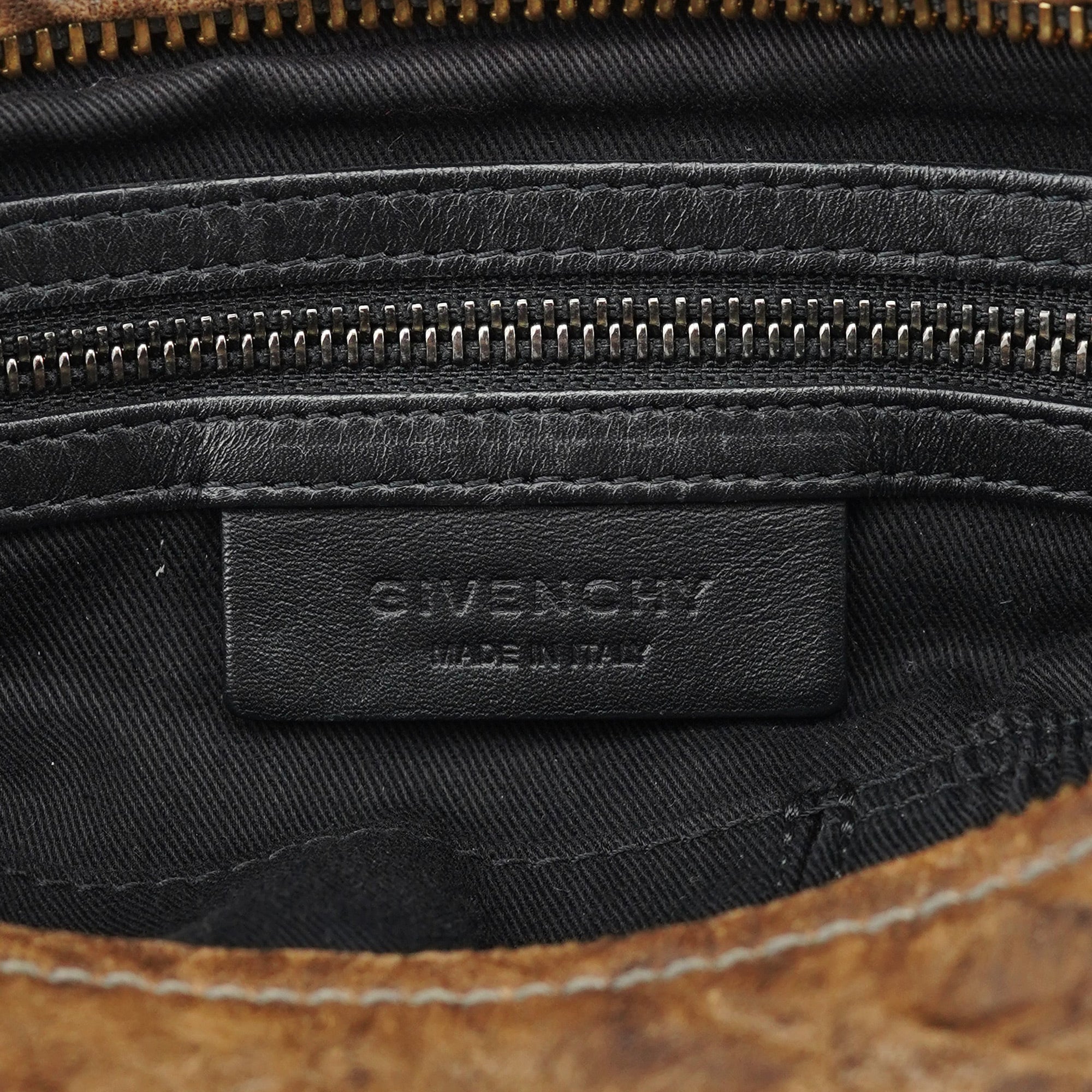 Brown Leather Pandora Shoulder Bag