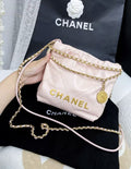 Chanel 23S pink mini 22bag
