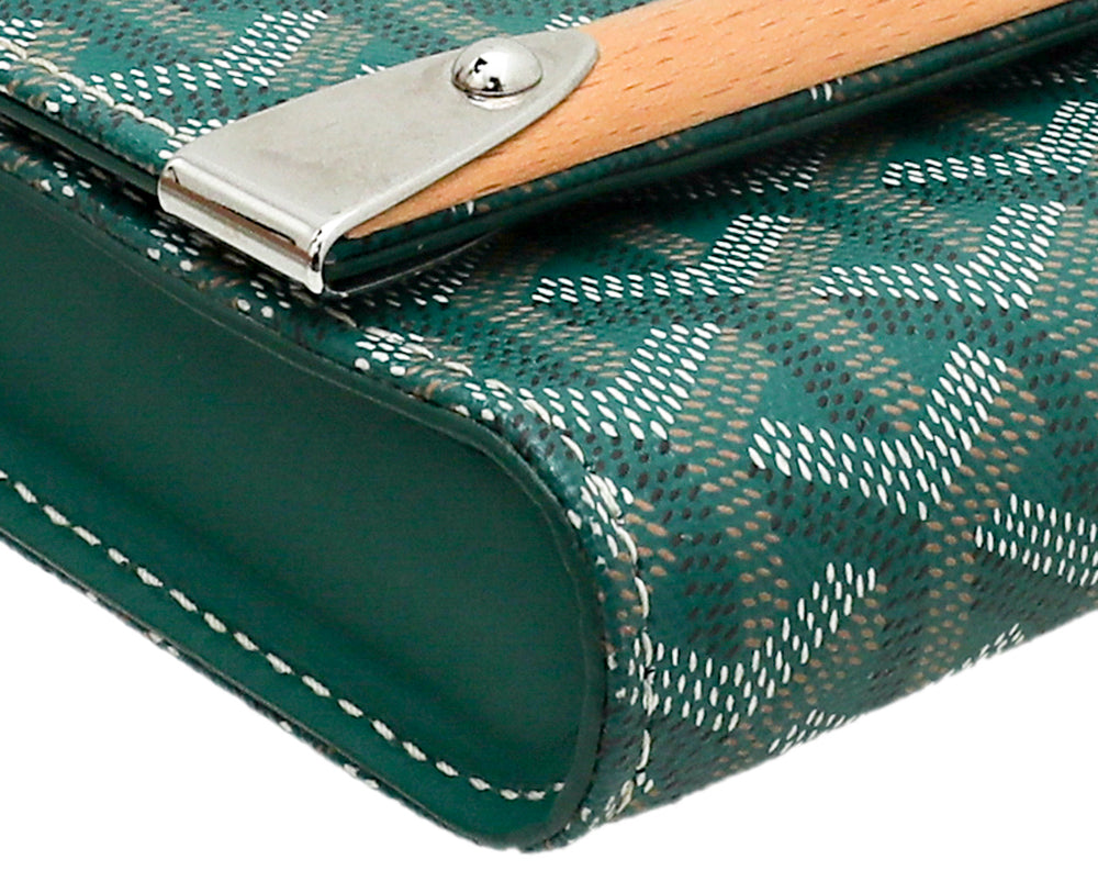 Goyard Green Goyardine Monte Carlo Clutch