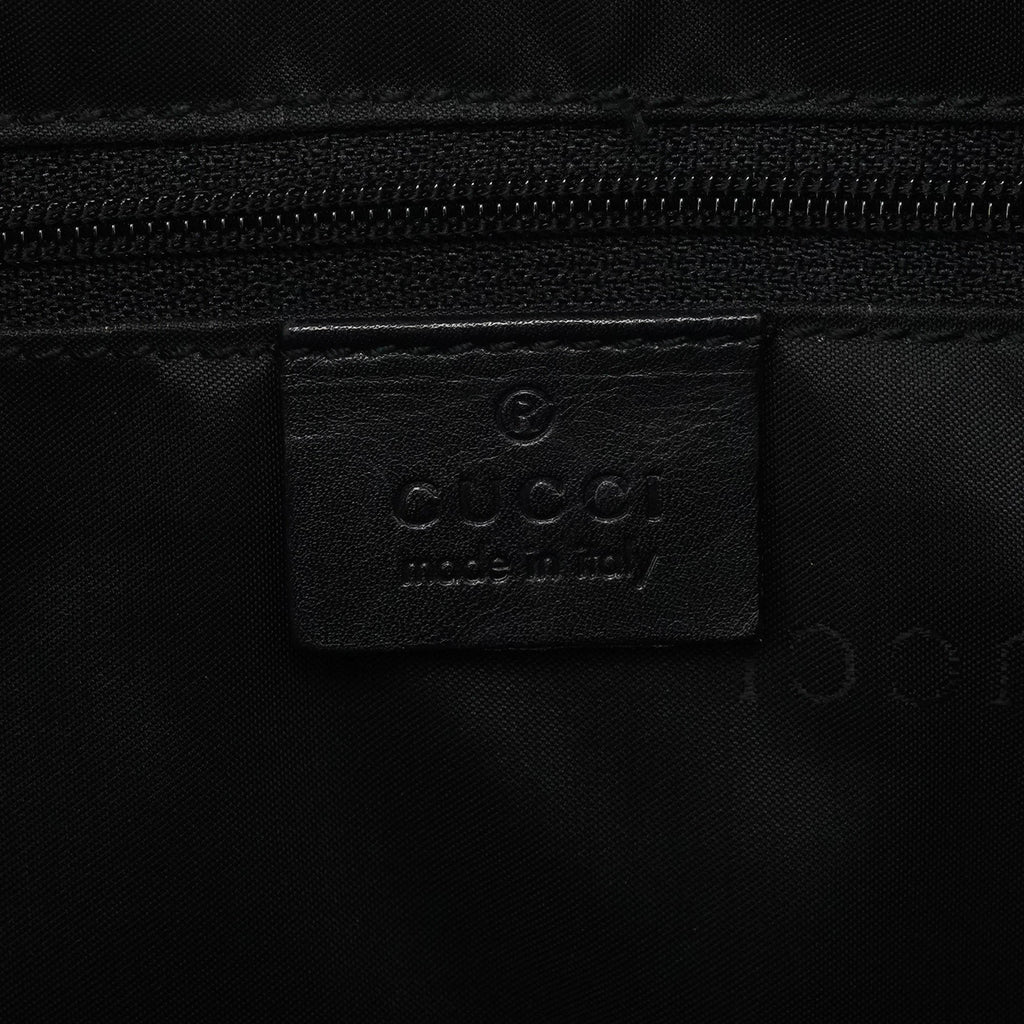 000 0531 Black Calfskin Bamboo Shoulder Bag
