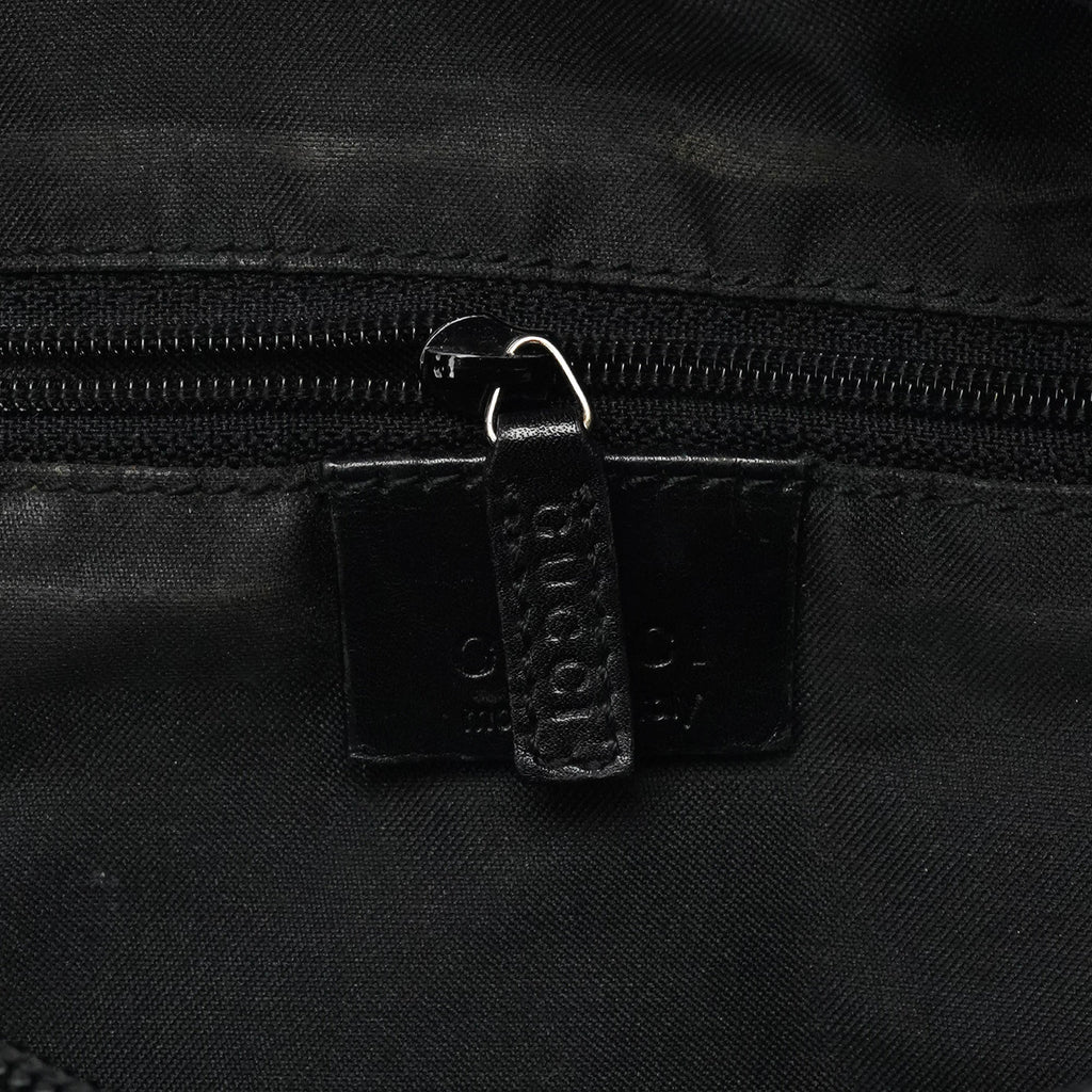 000 0531 Black GG Bamboo Shoulder Bag