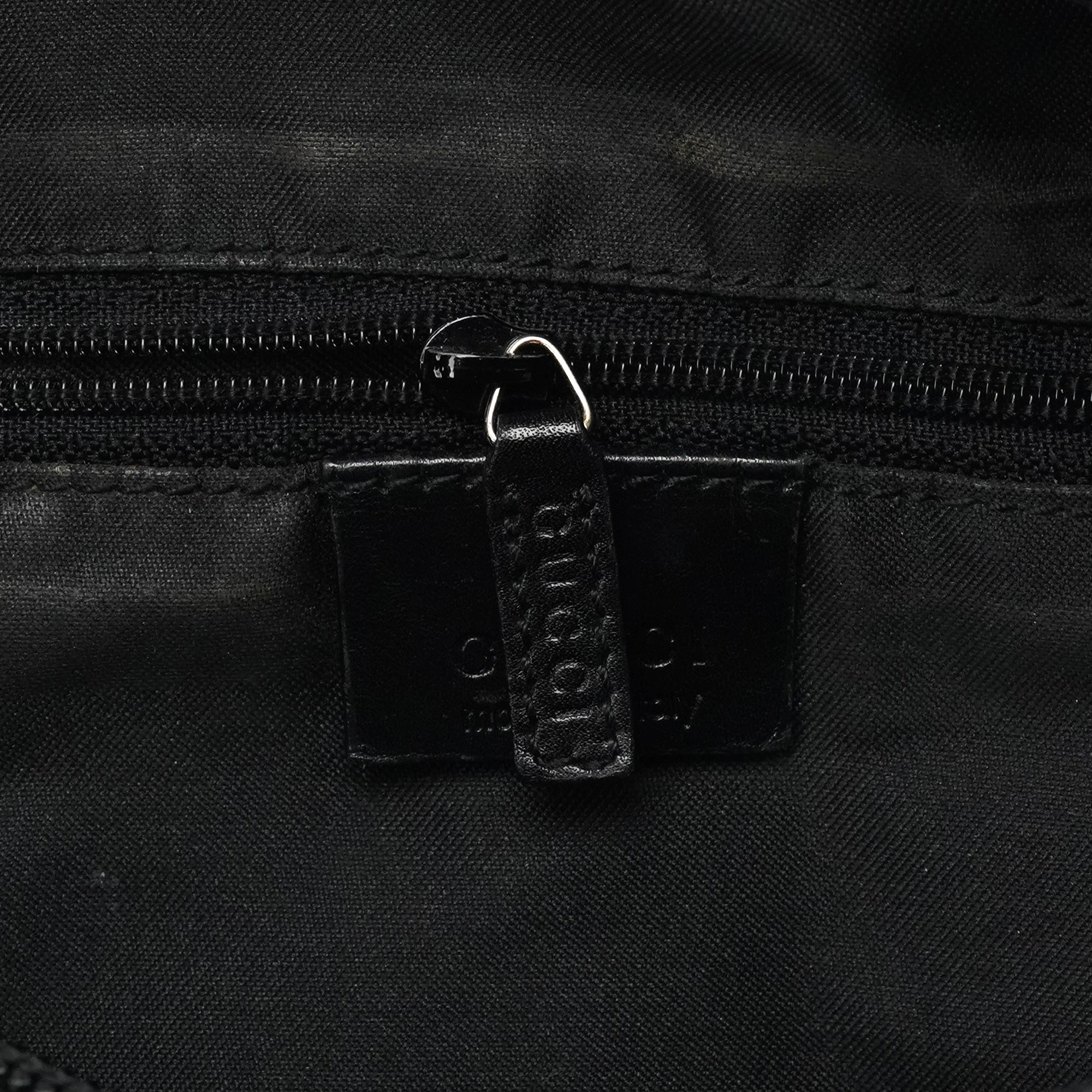 000 0531 Black GG Bamboo Shoulder Bag