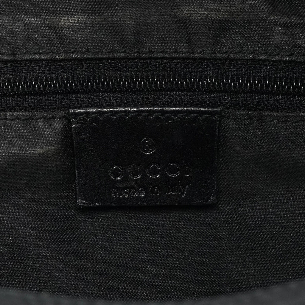000 0531 Black GG Bamboo Shoulder Bag