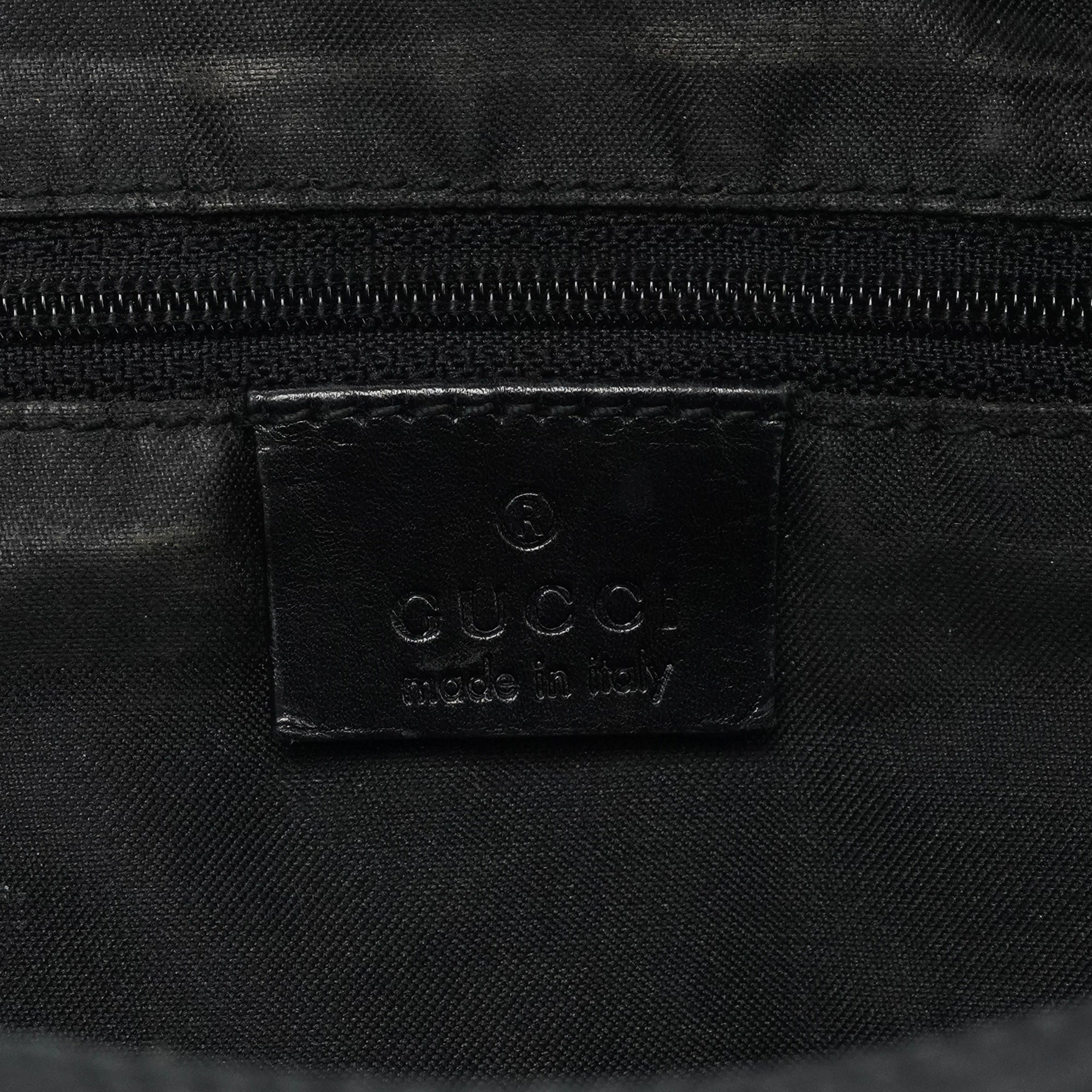 000 0531 Black GG Bamboo Shoulder Bag