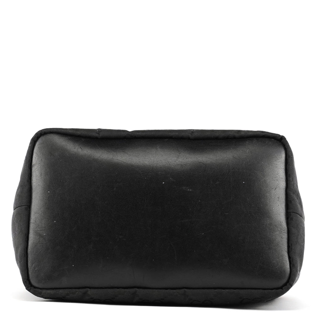 000 0531 Black GG Bamboo Shoulder Bag