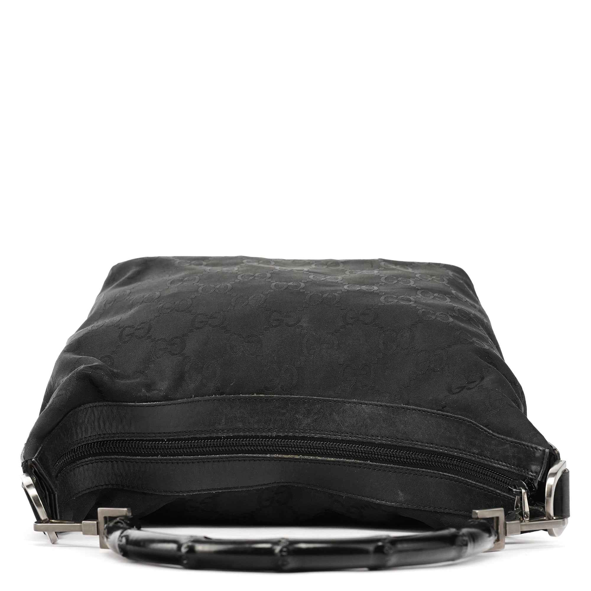 000 0531 Black GG Bamboo Shoulder Bag