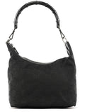 000 0531 Black GG Bamboo Shoulder Bag