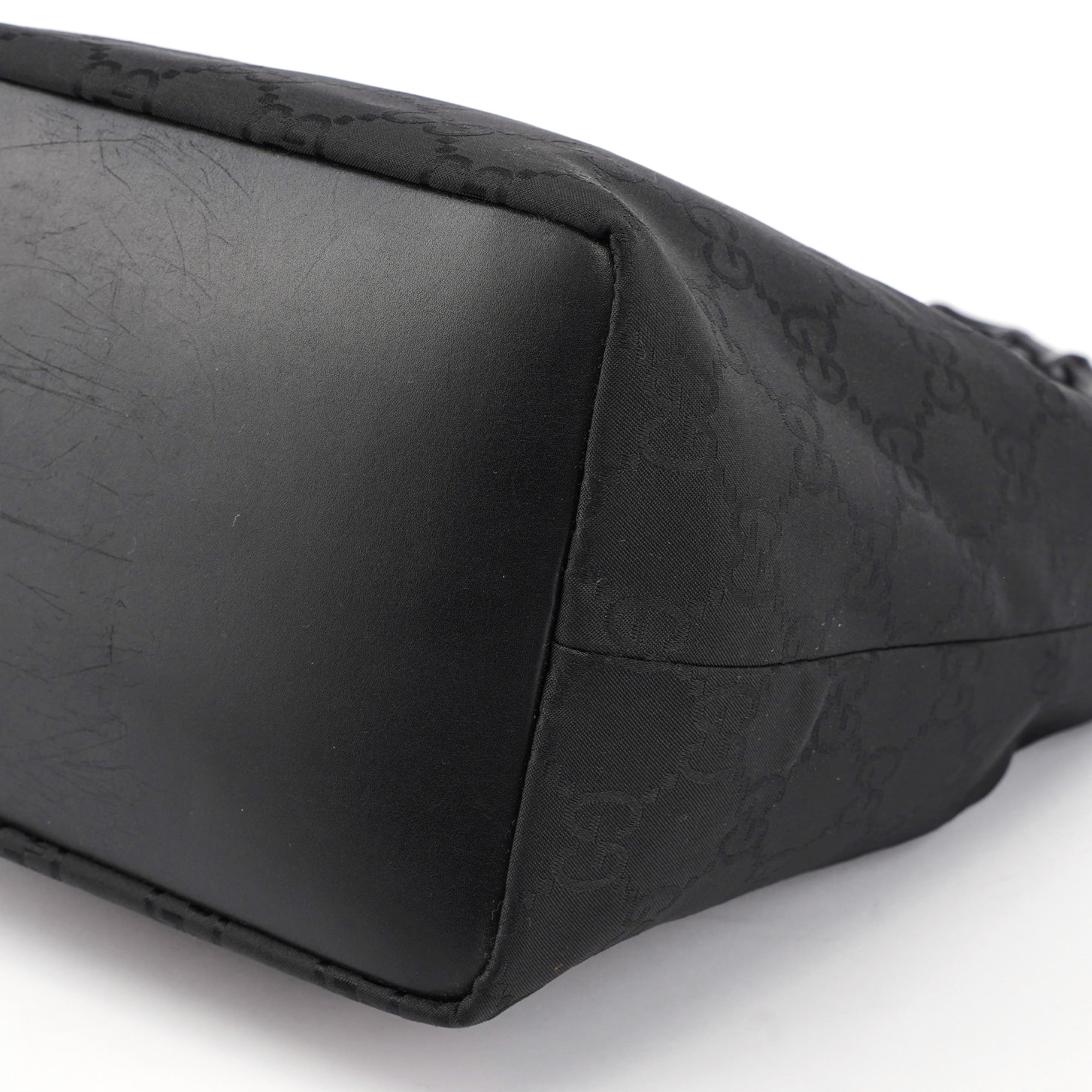 000 0531 Black GG Bamboo Shoulder Bag