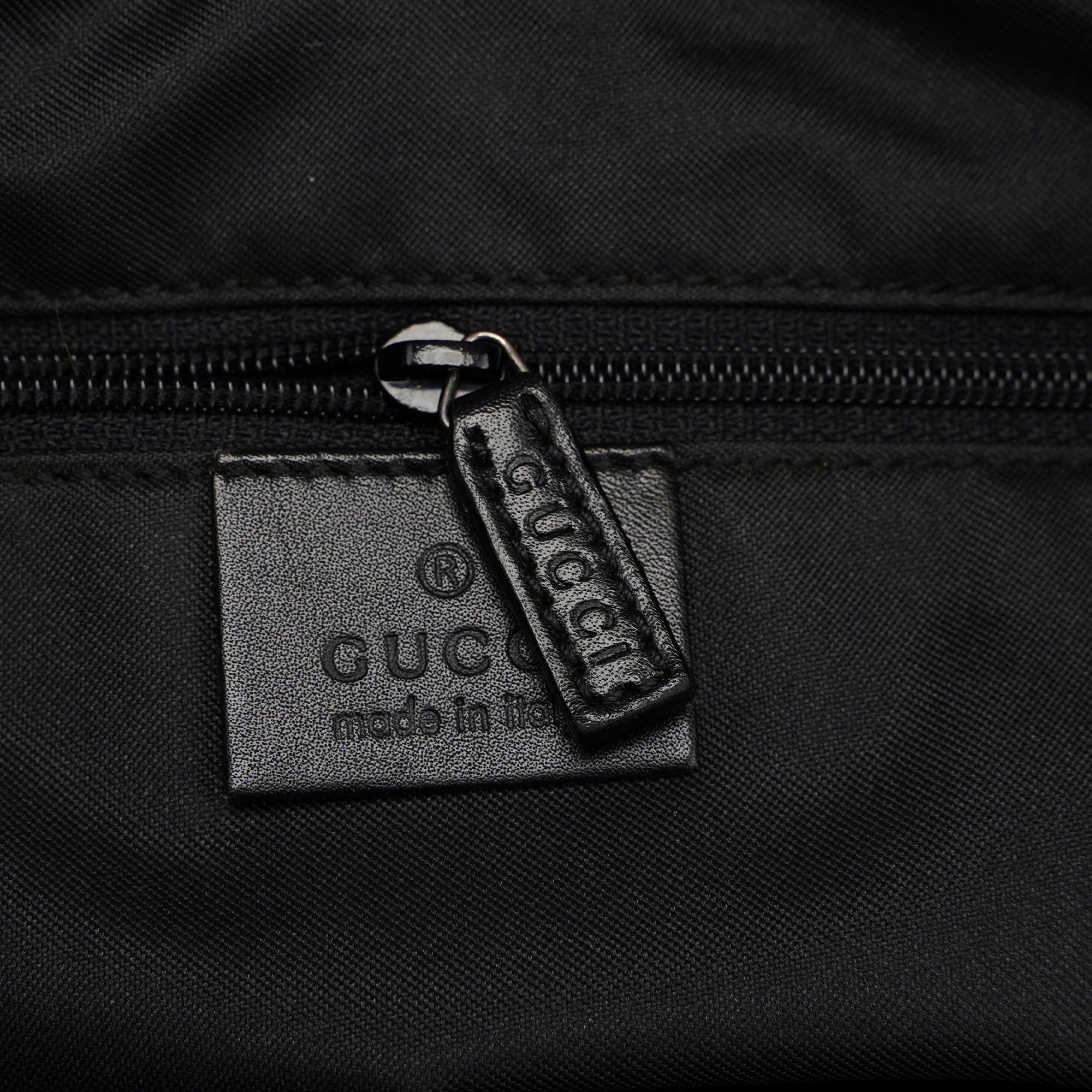 000 0531 Black GG Bamboo Shoulder Bag