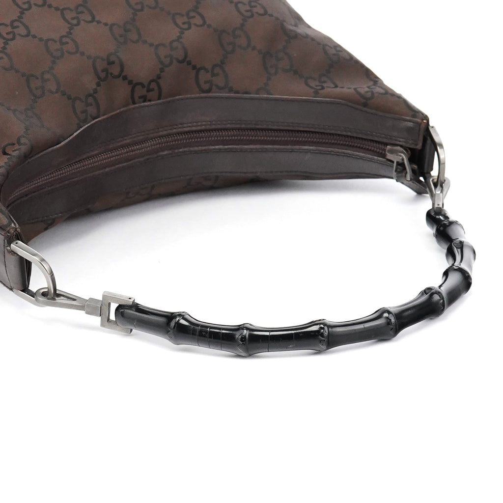 000 0531 Brown GG Bamboo Shoulder Bag