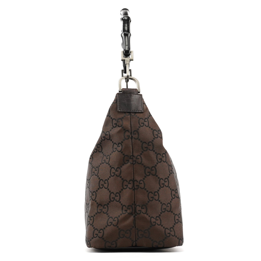 000 0531 Brown GG Bamboo Shoulder Bag