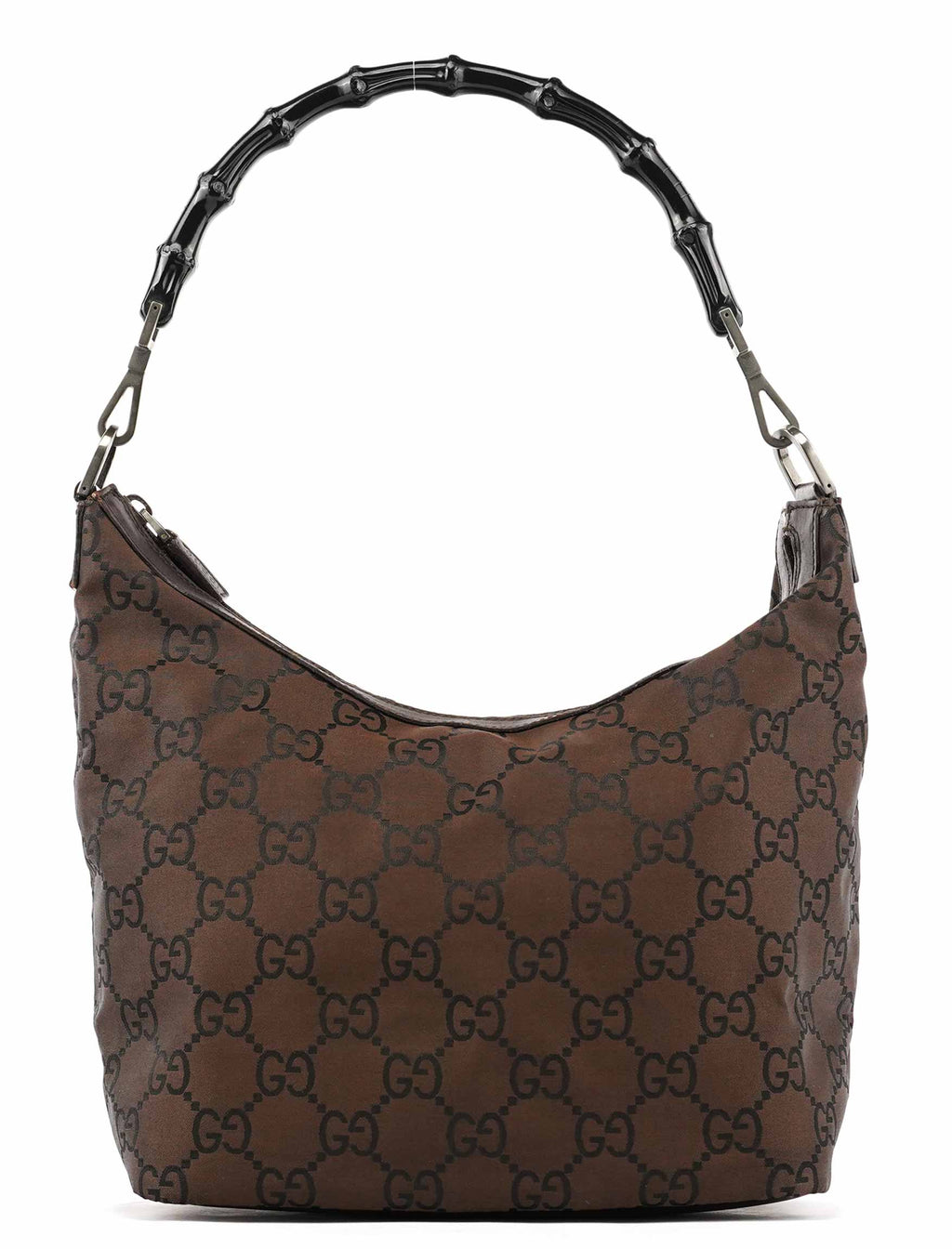 000 0531 Brown GG Bamboo Shoulder Bag