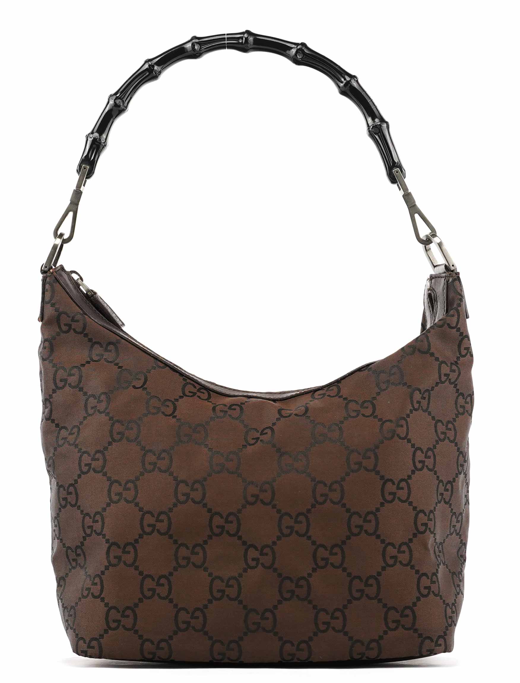 000 0531 Brown GG Bamboo Shoulder Bag