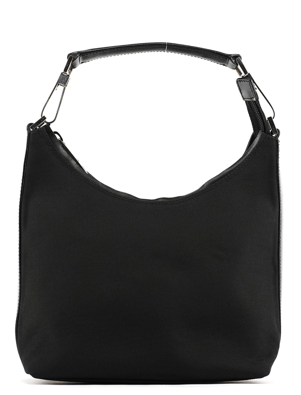 000 0601 Black Canvas Shoulder Bag