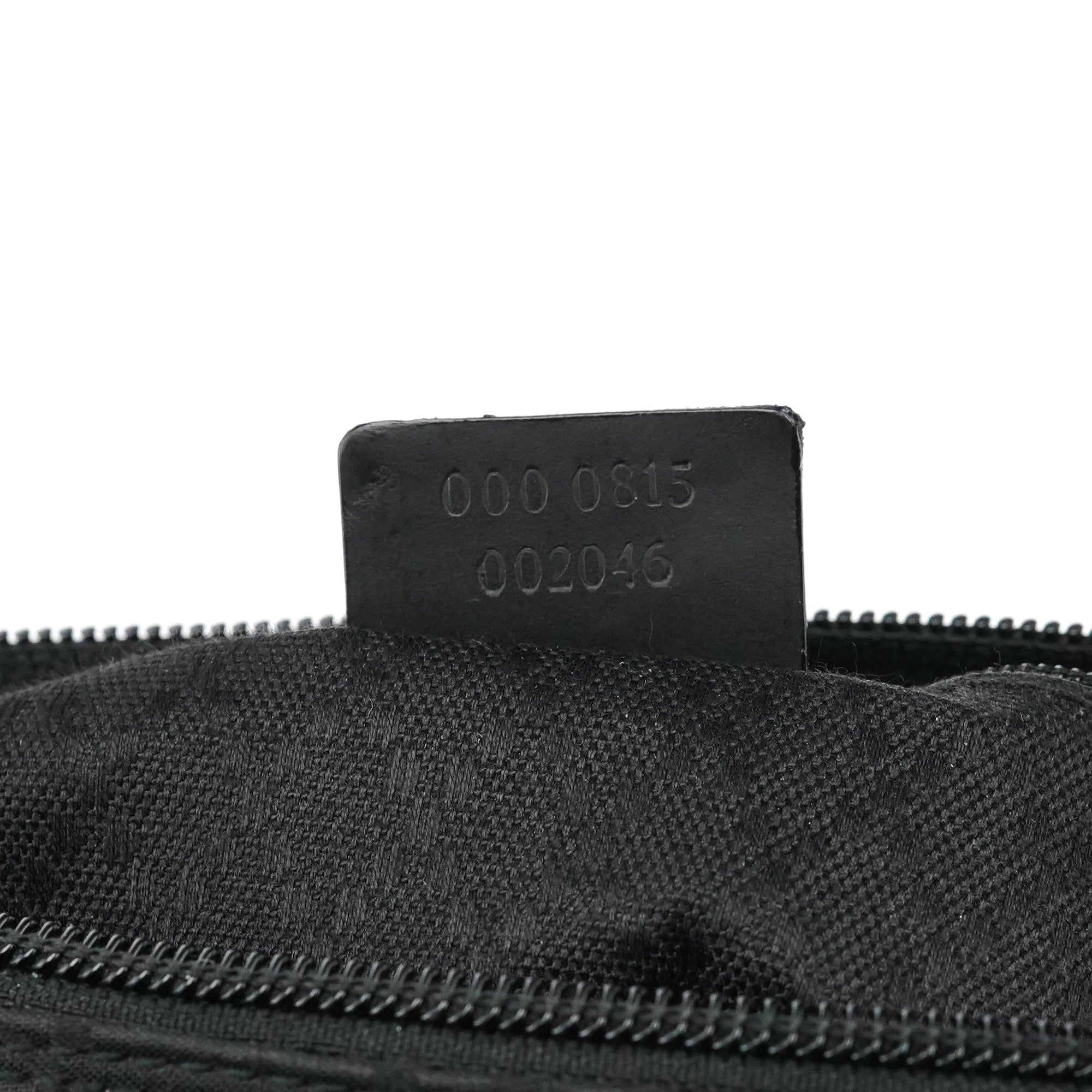 000 0815 Black GG Nylon Tote Bag