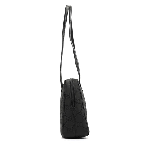 000 0815 Black GG Nylon Tote Bag