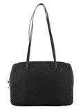 000 0815 Black GG Nylon Tote Bag