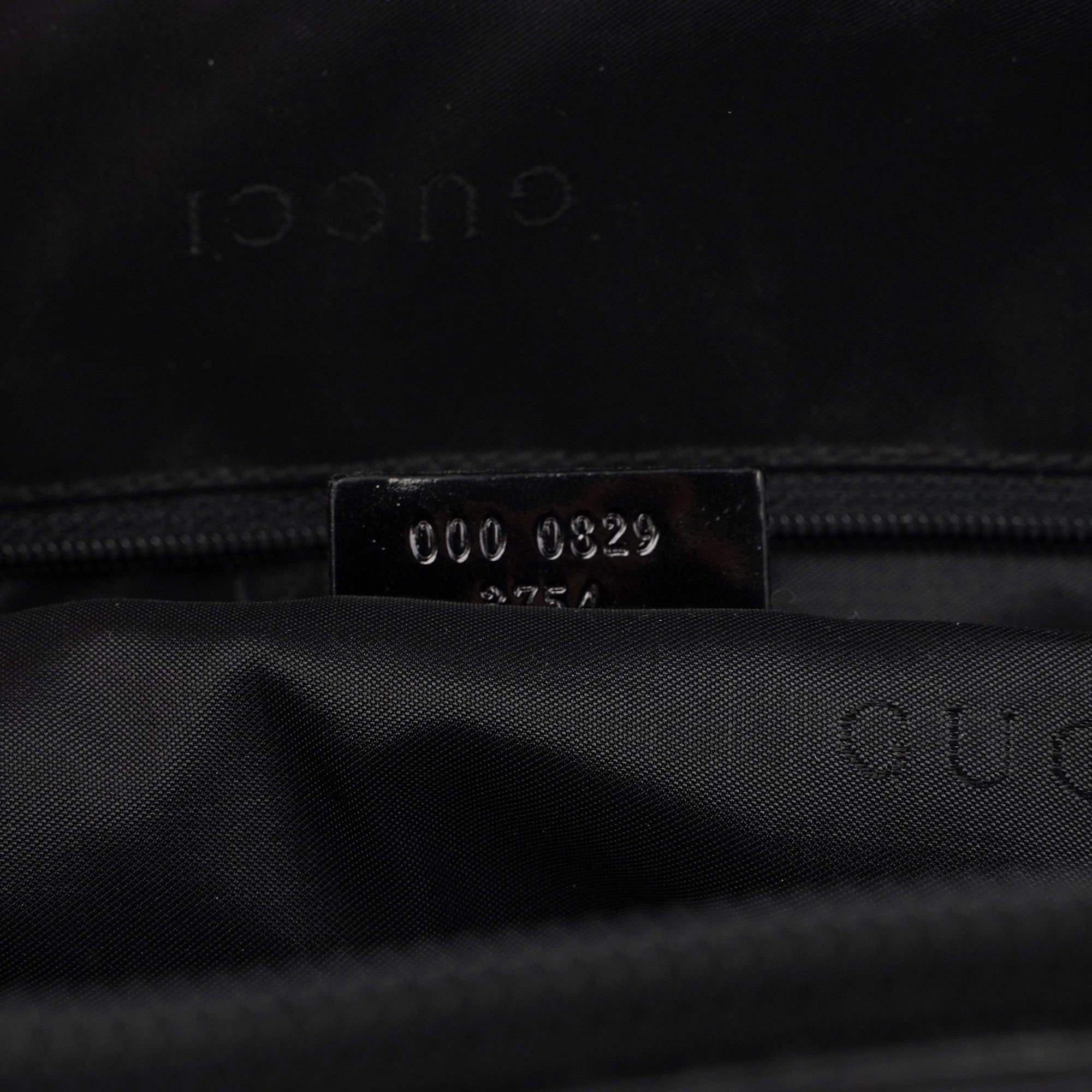 000 0829 Black Patent Leather Bamboo Tote