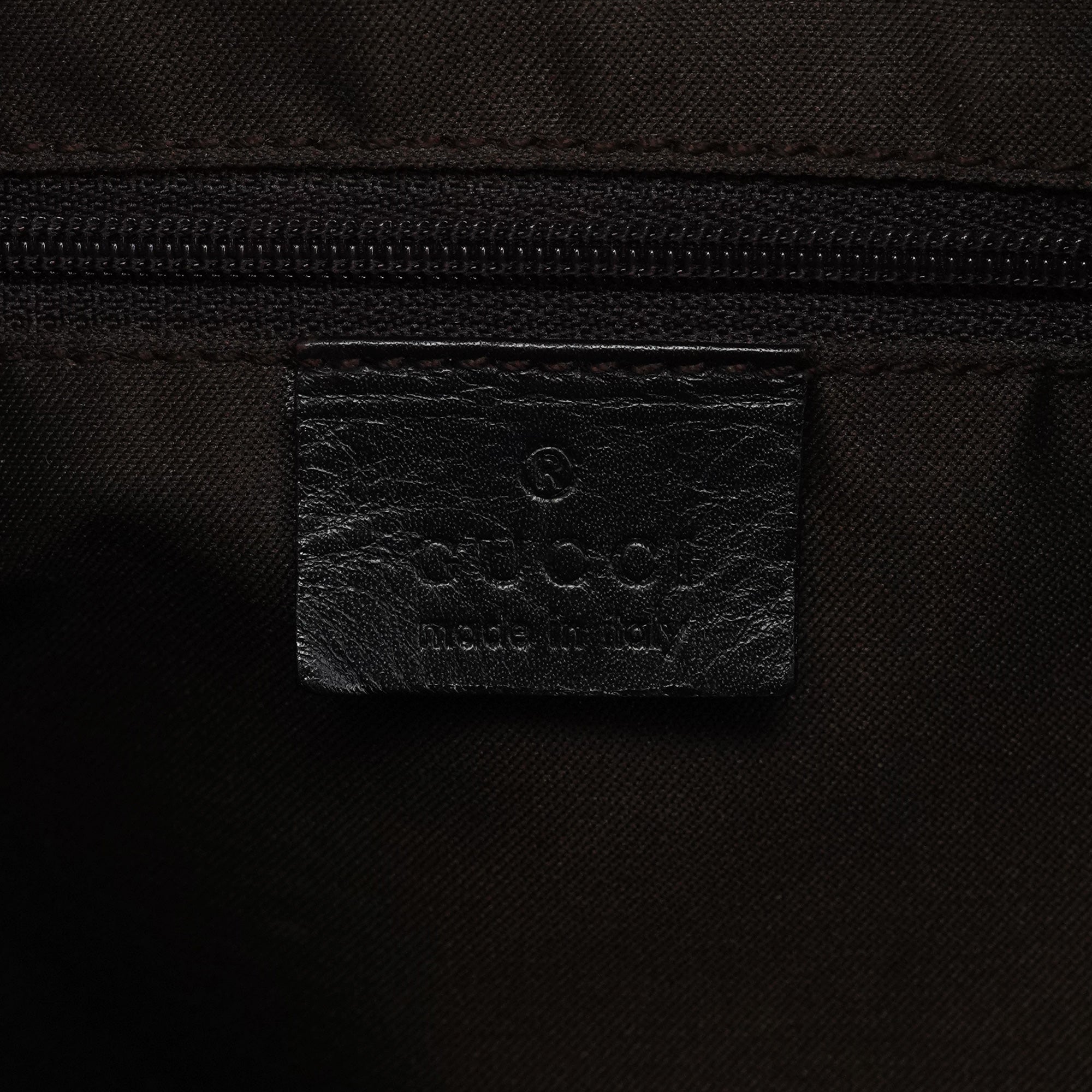 000 0833 Brown GG Bamboo Shoulder Bag