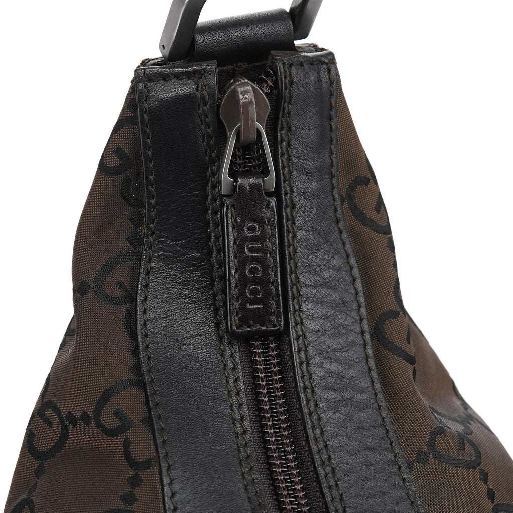 000 0833 Brown GG Bamboo Shoulder Bag