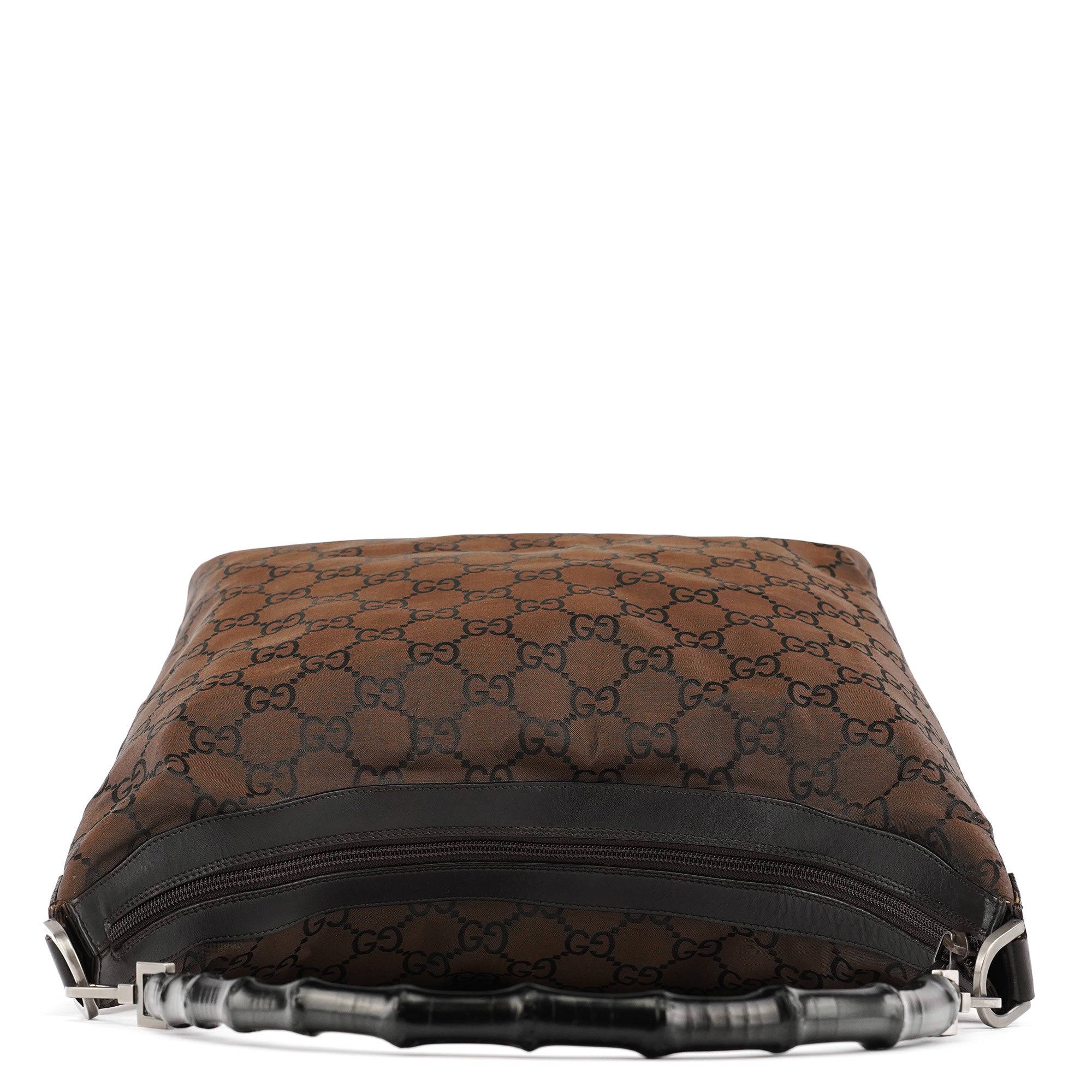 000 0833 Brown GG Bamboo Shoulder Bag