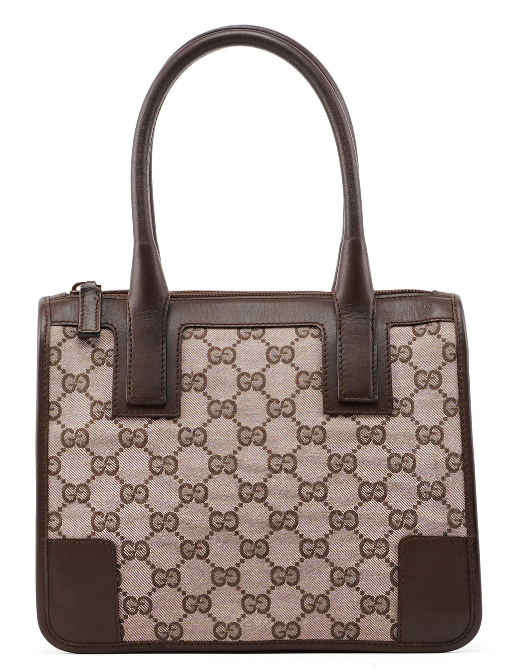 000 0856 Beige Brown GG Tote Bag