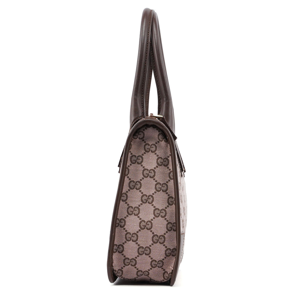 000 0856 Beige Brown GG Tote Bag