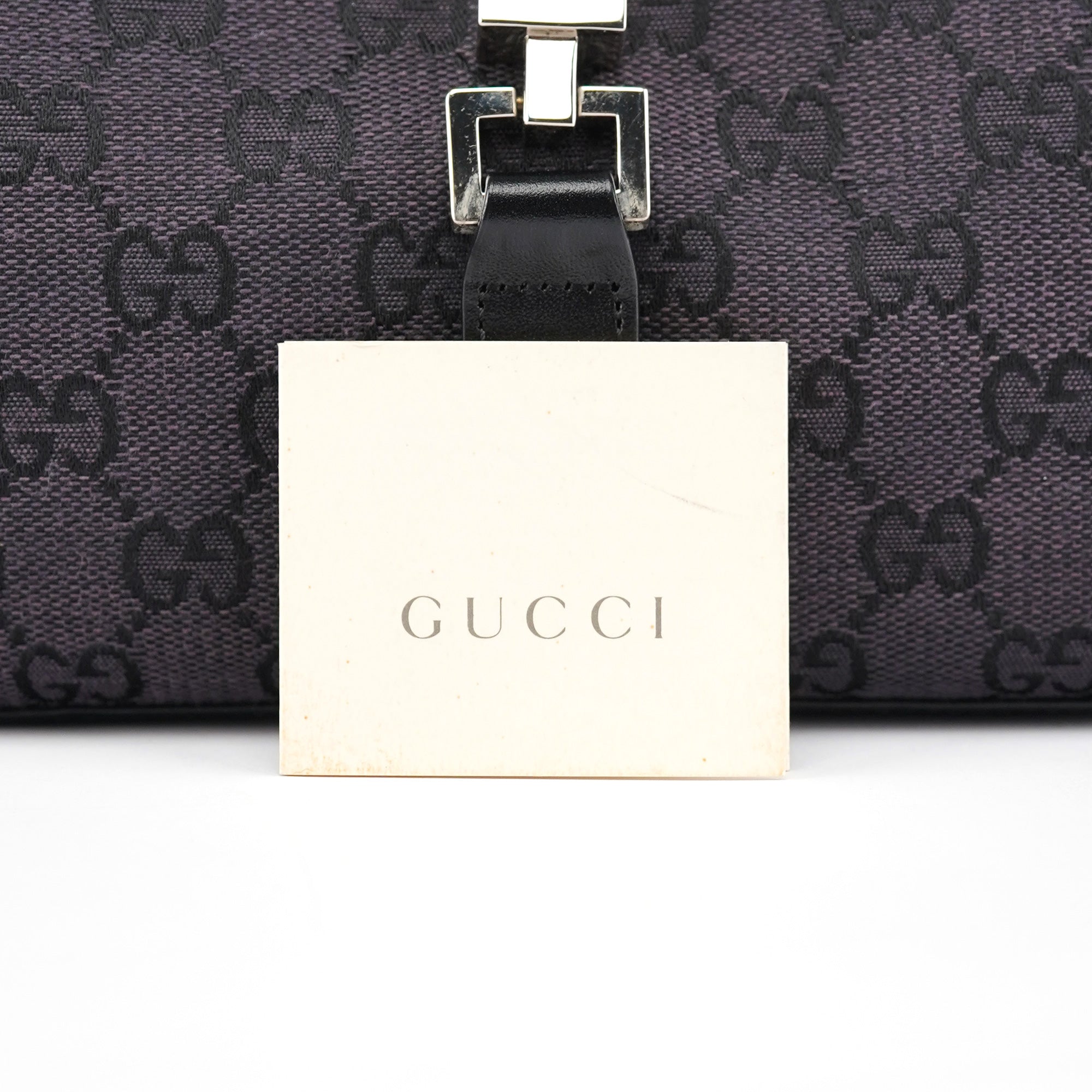 001 1067 Black GG Jackie Shoulder Bag