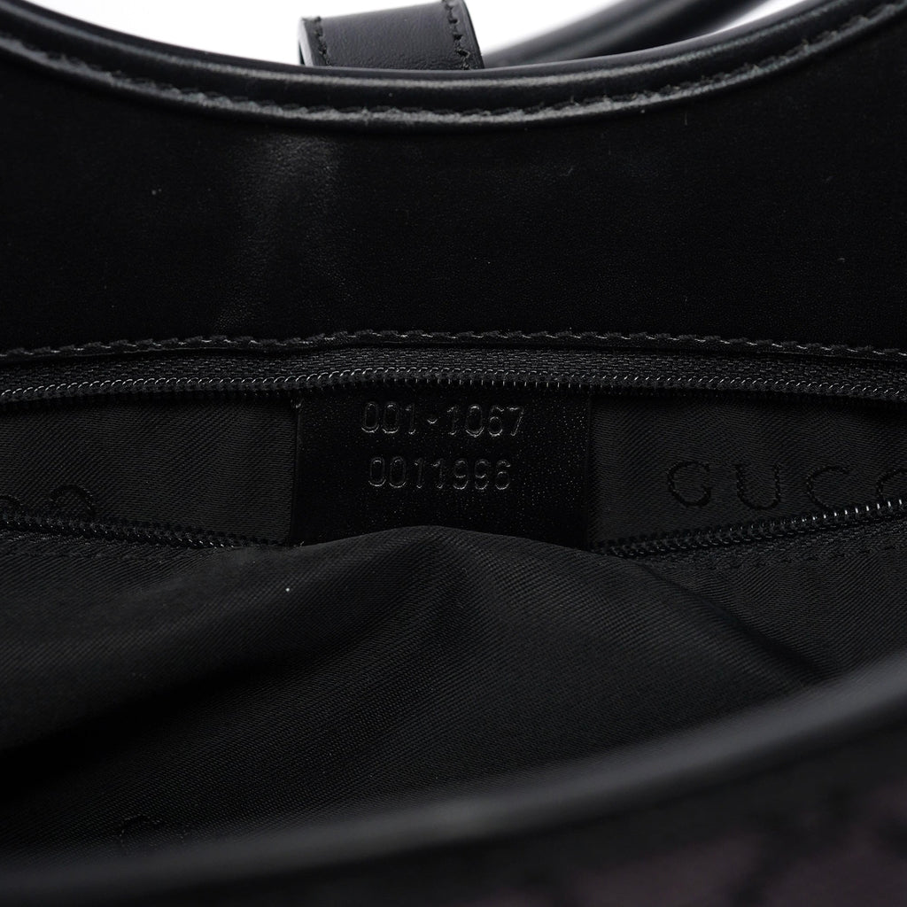 001 1067 Black GG Jackie Shoulder Bag