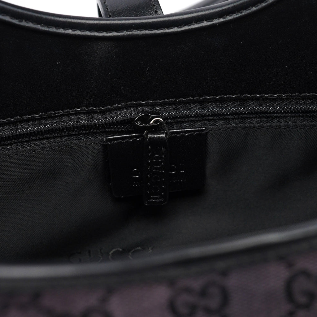 001 1067 Black GG Jackie Shoulder Bag