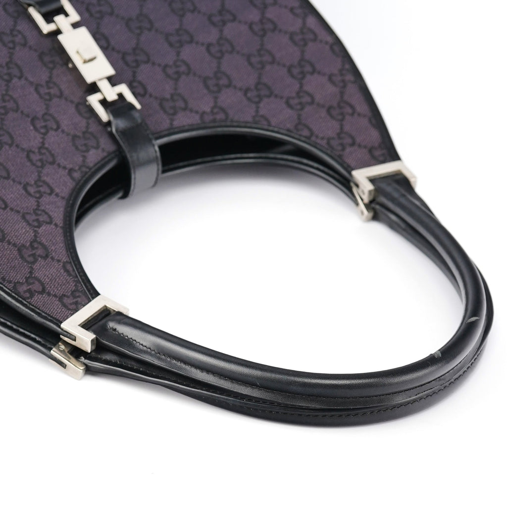 001 1067 Black GG Jackie Shoulder Bag