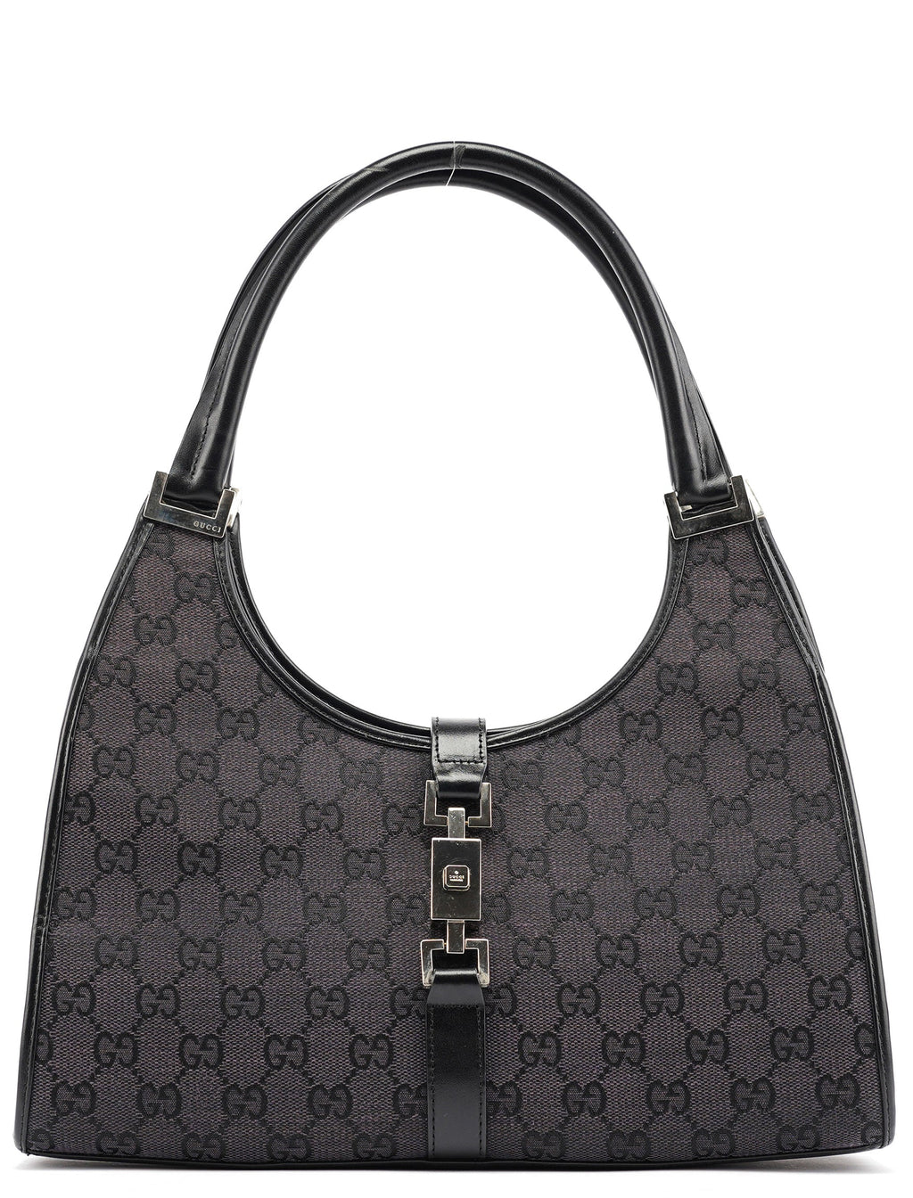 001 1067 Black GG Jackie Shoulder Bag