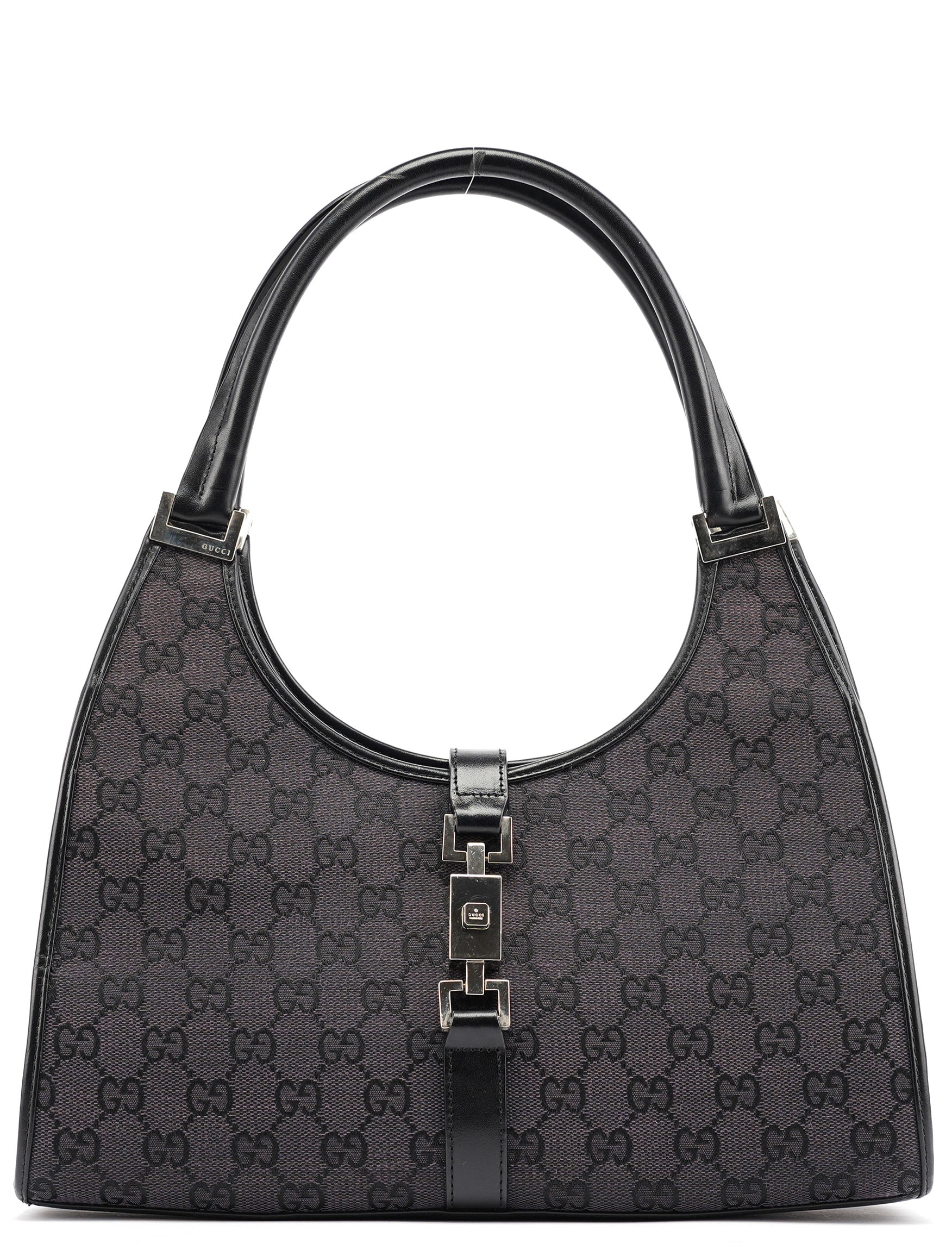 001 1067 Black GG Jackie Shoulder Bag