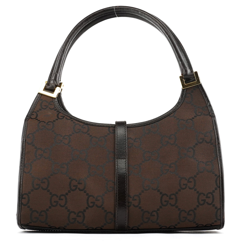 001 1068 Dark Brown GG Jackie Shoulder Bag