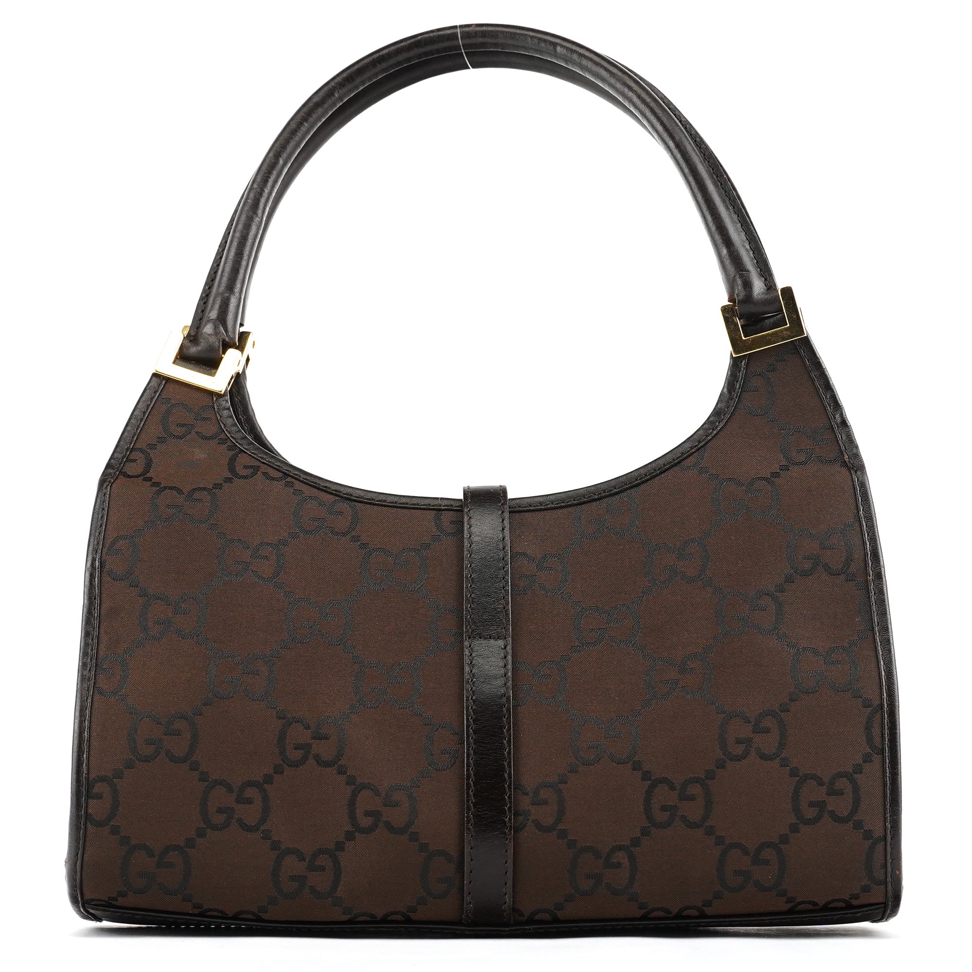 001 1068 Dark Brown GG Jackie Shoulder Bag